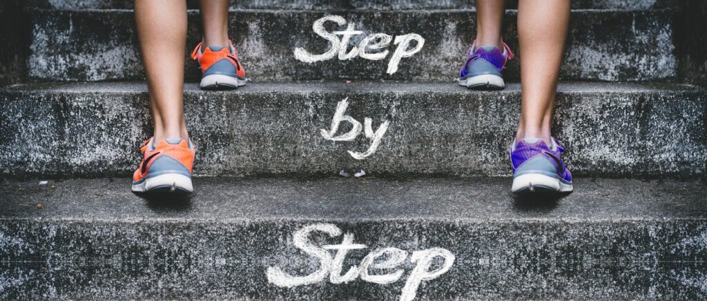 Step by step - mikrovana att ta små steg